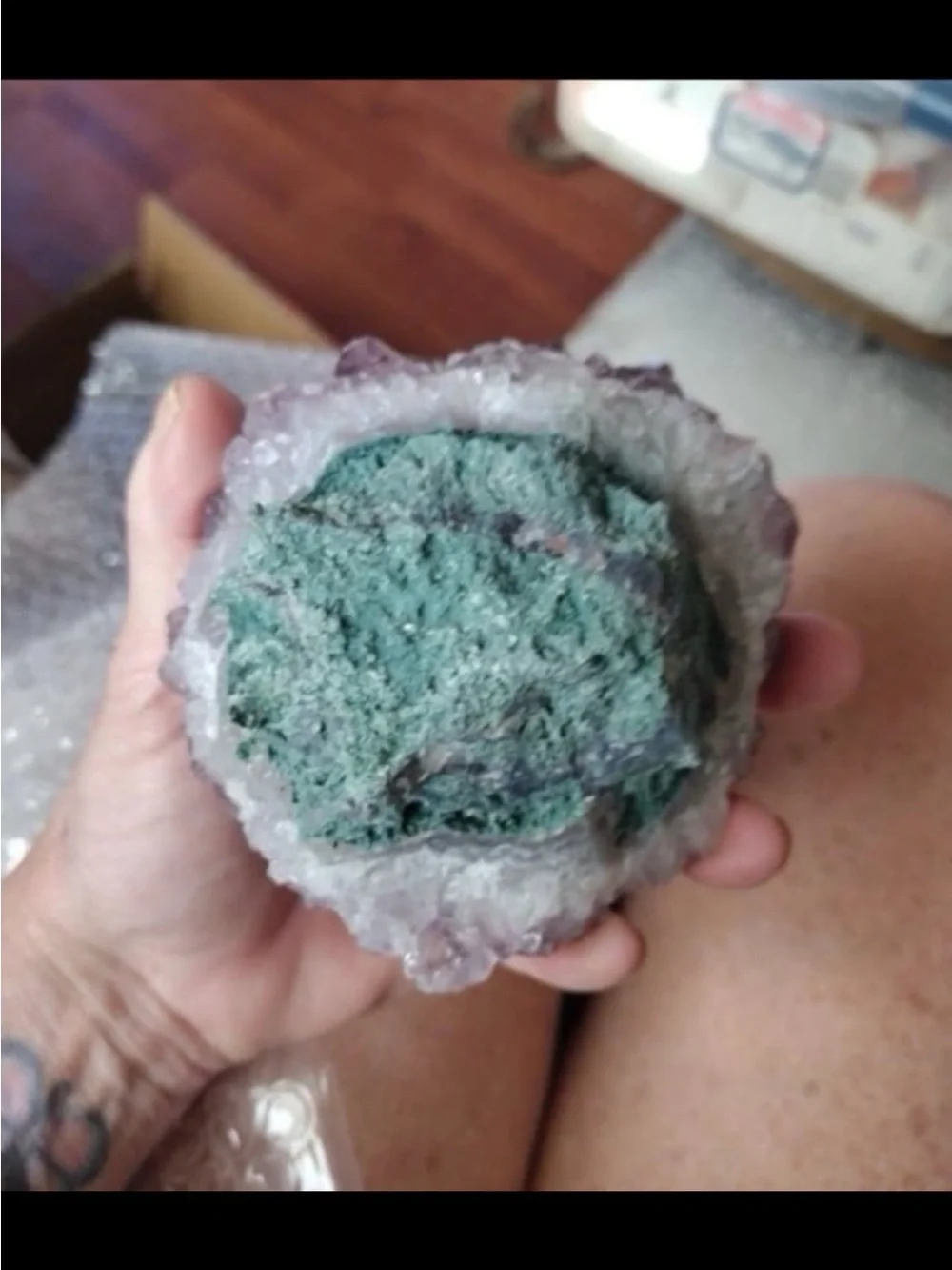 Amethyst Crystal Cluster Display - Lavender Veracruz Mexico